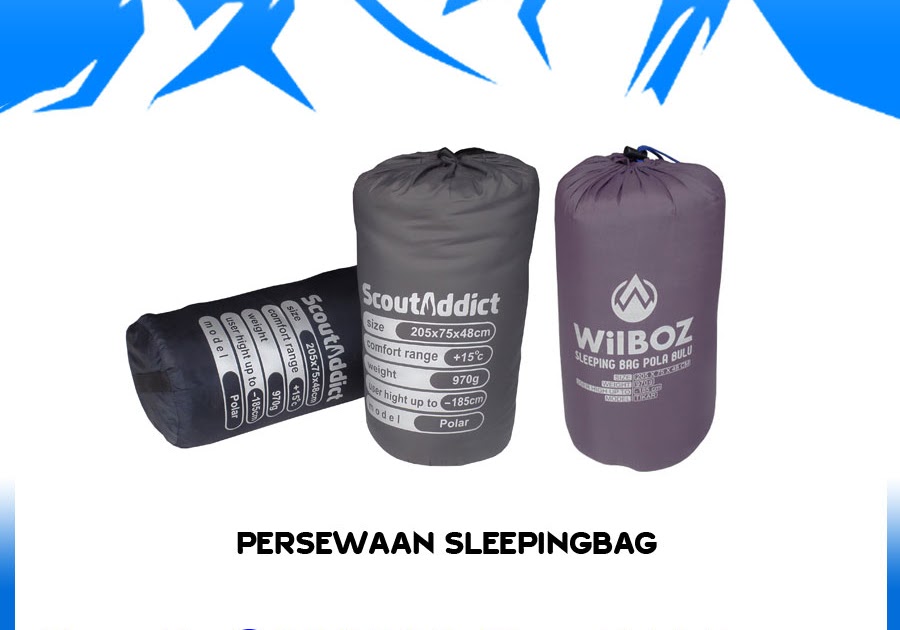 Sewa Rental Sleepingbag Alat Kemah Pendakian Kediri, Pare, Nganjuk