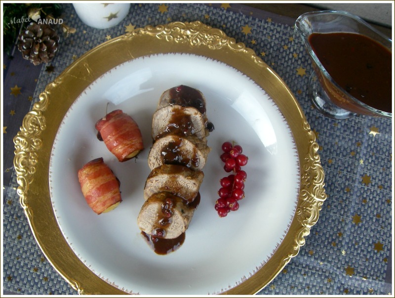 SOLOMILLO CON SALSA DE FRUTOS ROJOS...