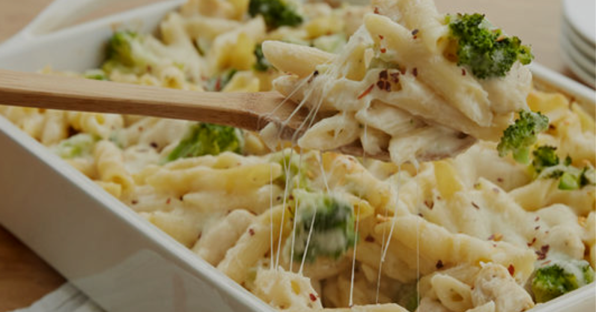 ChickenAlfredo Baked Penne EAT