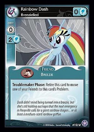 My Little Pony Rainbow Dash, Breeziefied The Crystal Games CCG Card