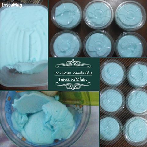 Gambar Resep Ice Cream Vanilla Blue By Irma Tamara