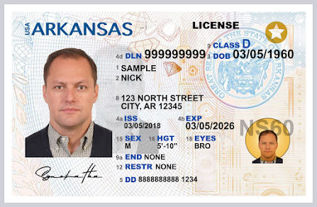 Fake Document Editing Services: Arkansas Driving Licence Template Free ...