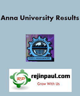 Anna University Results 2013 2014 Nov Dec Jan Exam Result Date UG PG results Rejinpaul