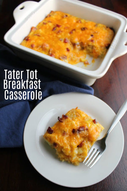 This easy breakfast casserole is made quickly with the help of tater tots. The eggs, cheese and ham or bacon round it out for a delicious and filling start to your day. This easy breakfast casserole is made quickly with the help of tater tots. The eggs, cheese and ham or bacon round it out for a delicious and filling start to your day.
