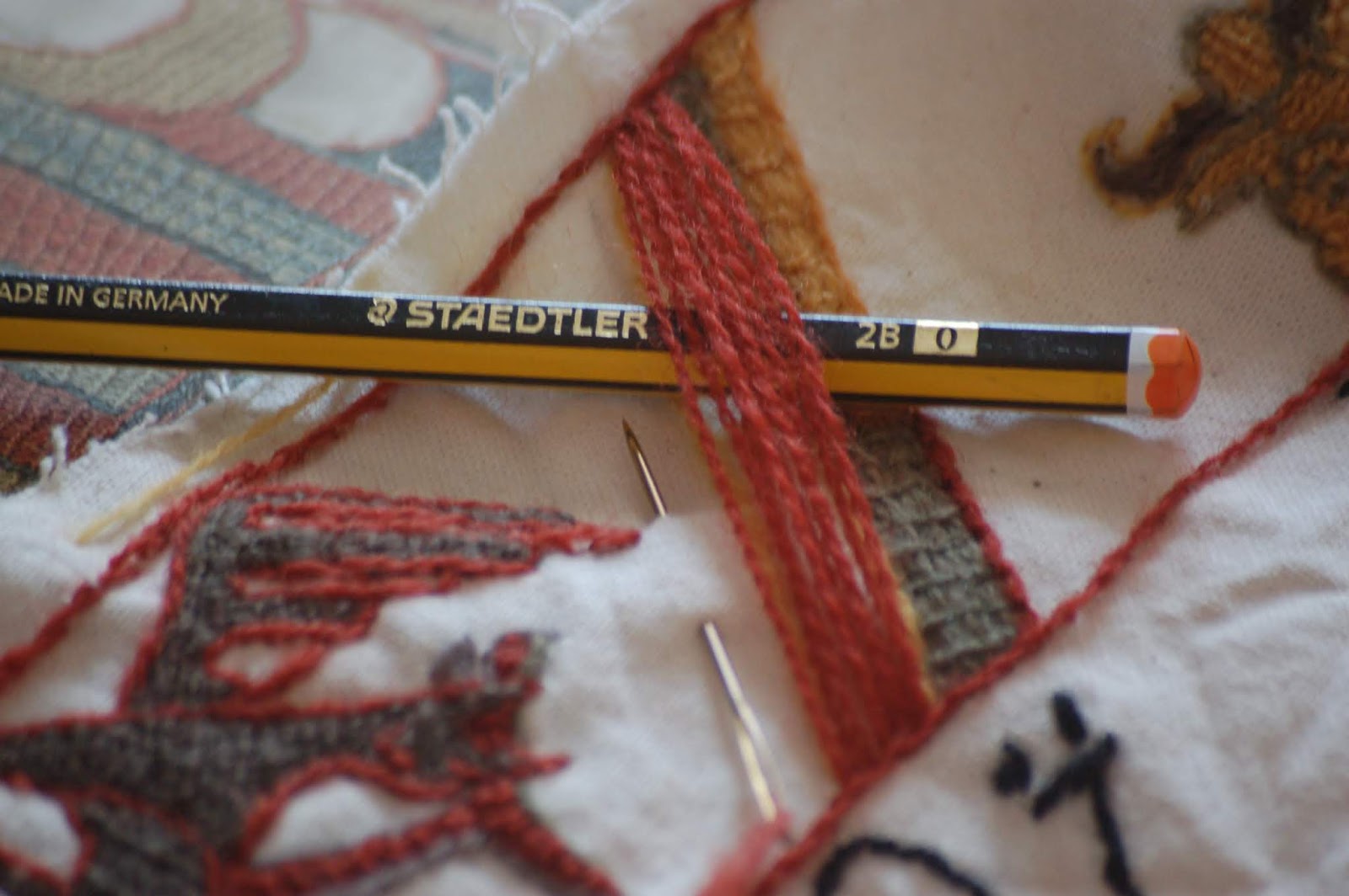 Cornish Needlework Basket Isti Mirant Stella Halley's Comet Bayeux