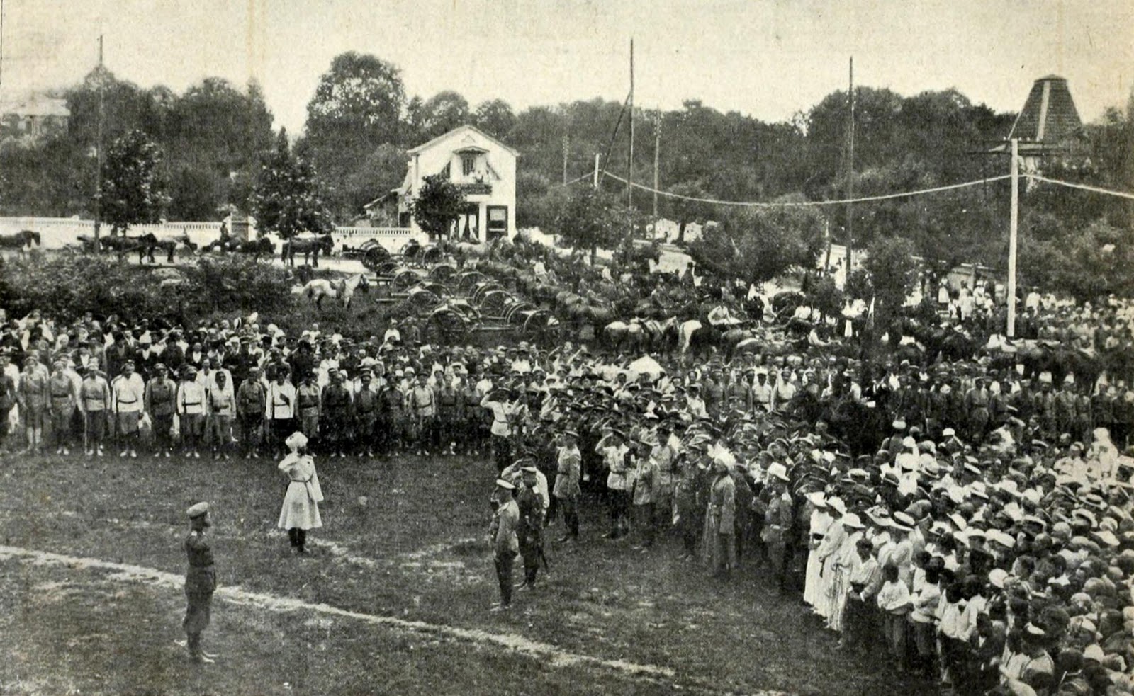 Грузинские войска в Сочи в 1919 году