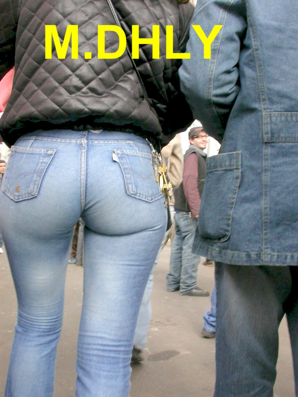 Perfect ass in tight jeans candid Divine Butts