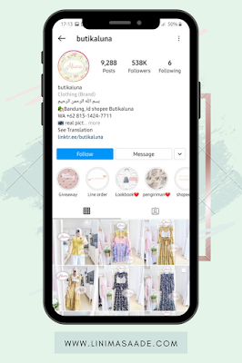 Akun Online Shop Toko Baju Hijab