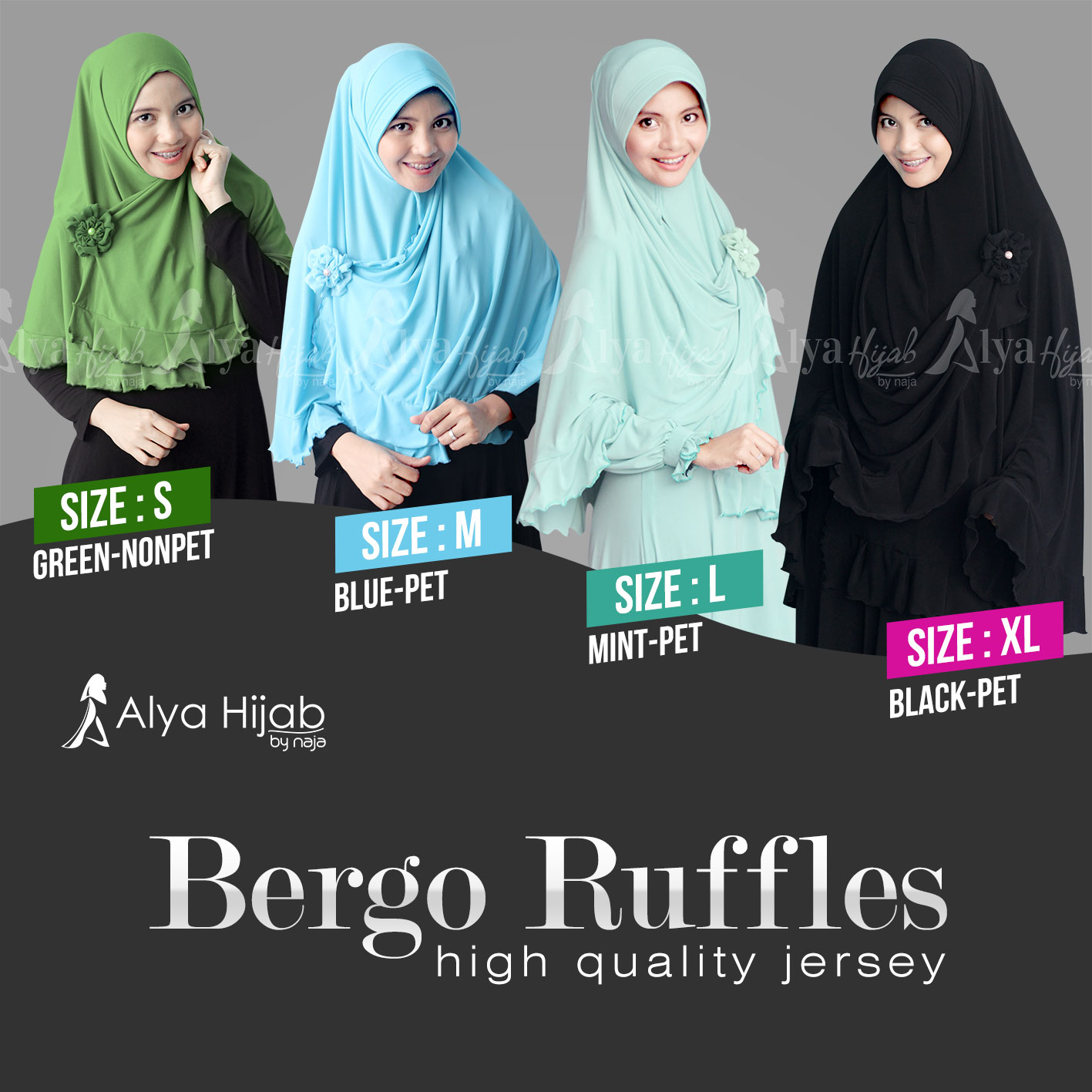 Produk Kami - Alya Hijab by Naja Jual Hijab dan Produsen Hijab Berkualitas