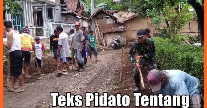 Teks Pidato Tentang Lingkungan Masyarakat Singkat