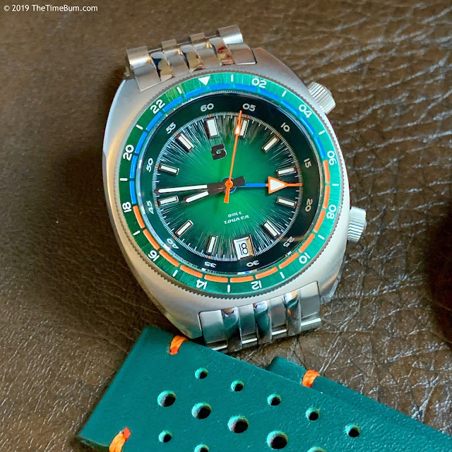 Straton Tourer Quartz GMT green 