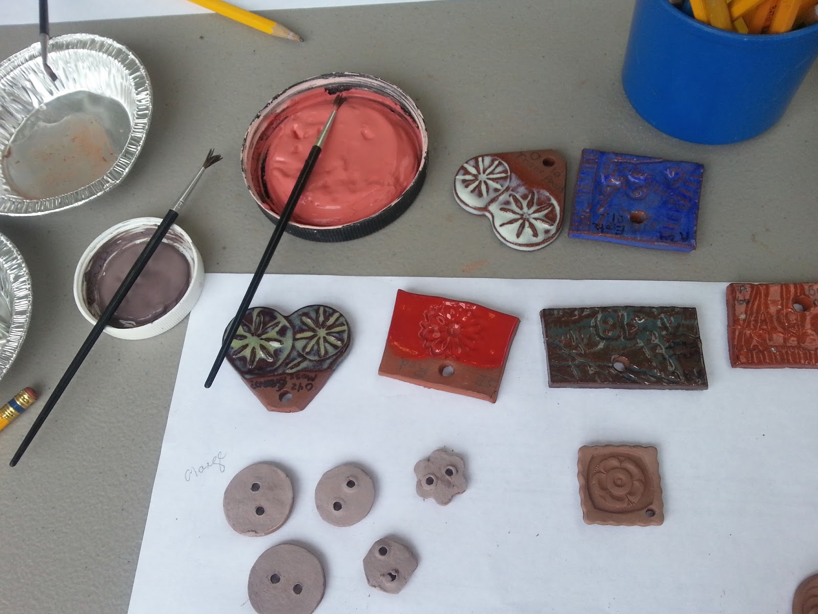 22 Applegate Lane Making Ceramic Buttons