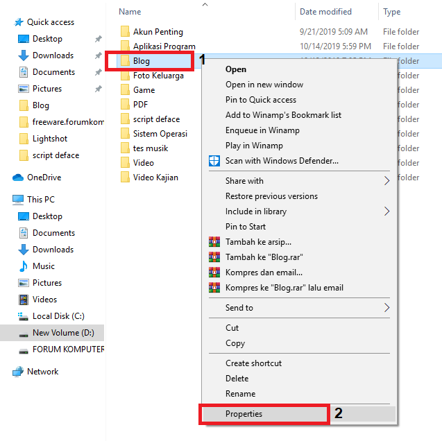 Mengganti Dan Mengubah Icon Folder Windows 10