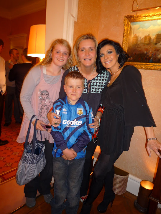 me with the fam & Kym Marsh