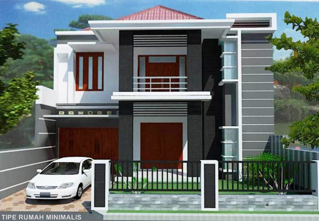 home design interior singapore Rumah  1 Lantai Dengan Garasi Rumah Minimalis Mewah 