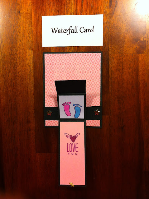 water-fall-card-wedding-pink-cute-love-you