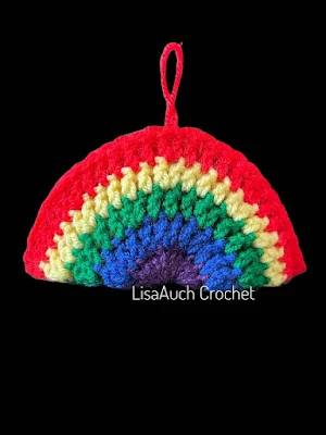 Rainbow crochet pattern medium