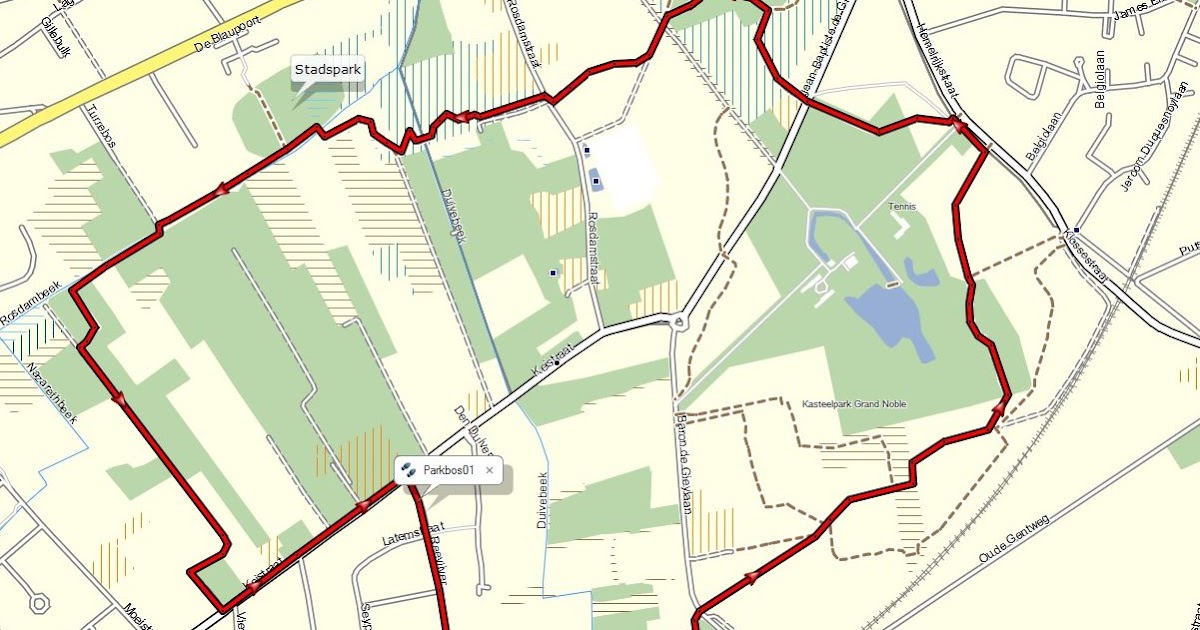 De Toognagel: Wandelen door het Parkbos (Gent-Sint Martens Latem- De Pinte)