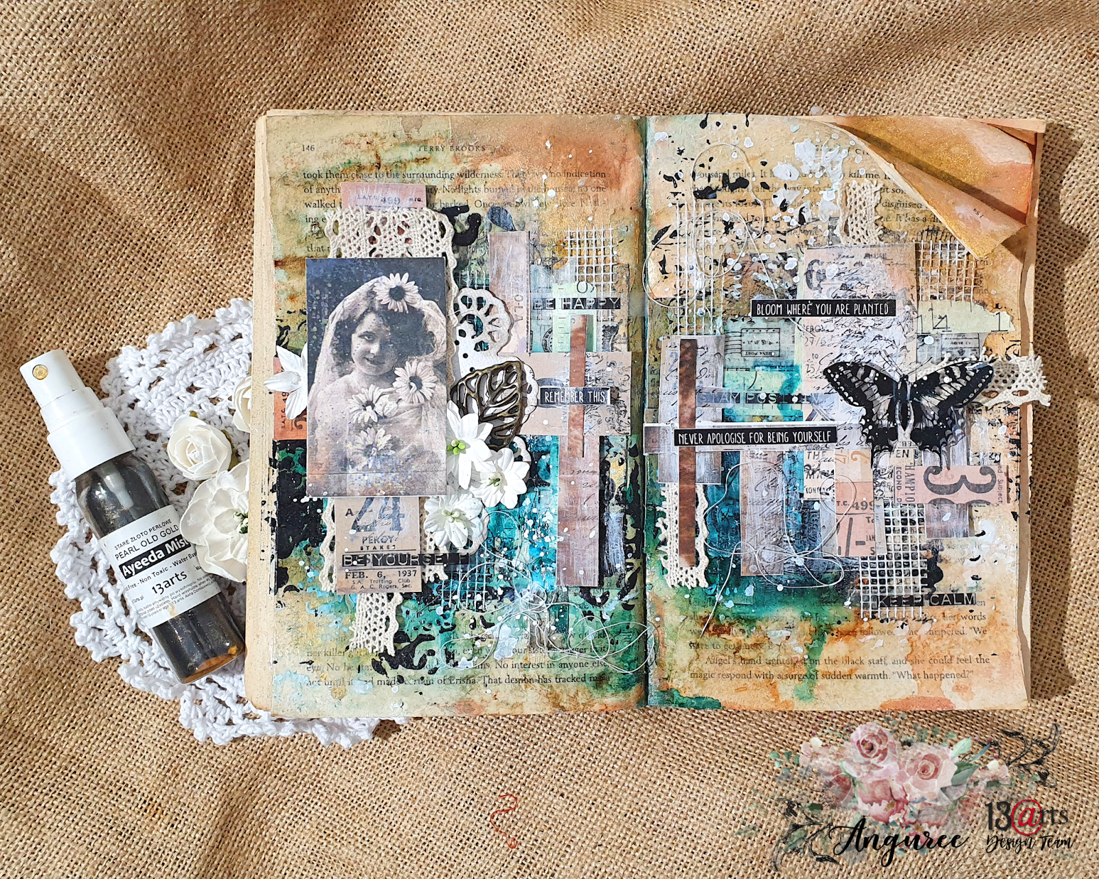 13 arts A Vintage Art journal