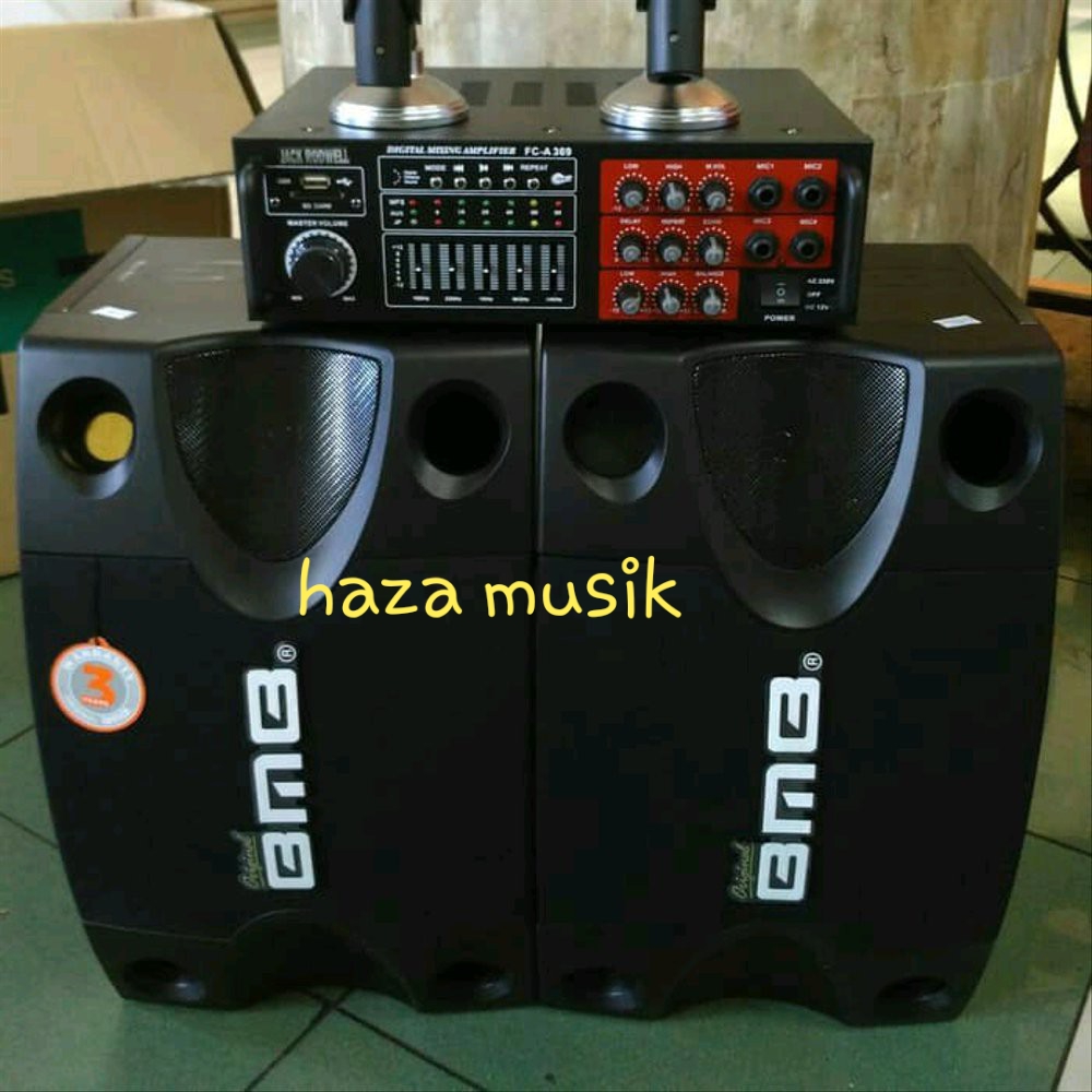 speaker karaoke rumah/lapangan atau cafe - HAZA MUSIK