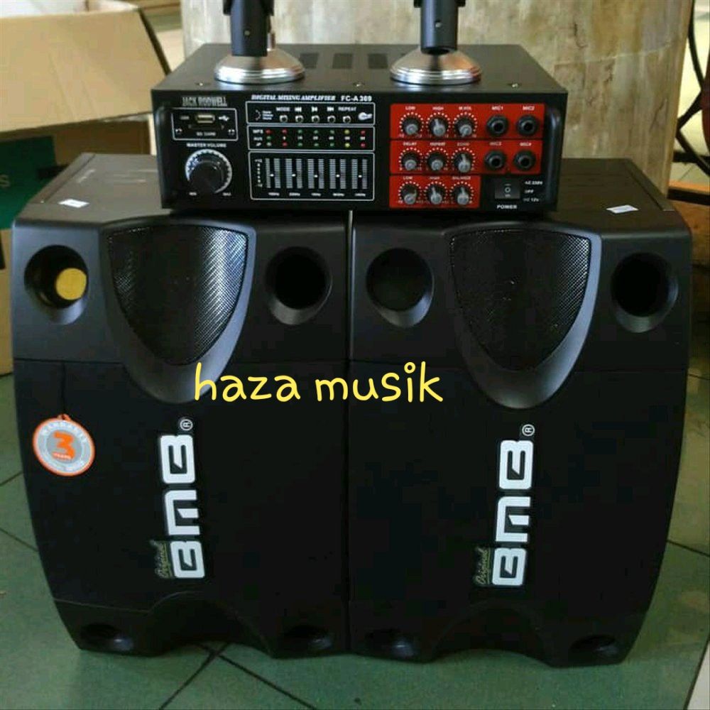 speaker karaoke rumah/lapangan atau cafe HAZA MUSIK