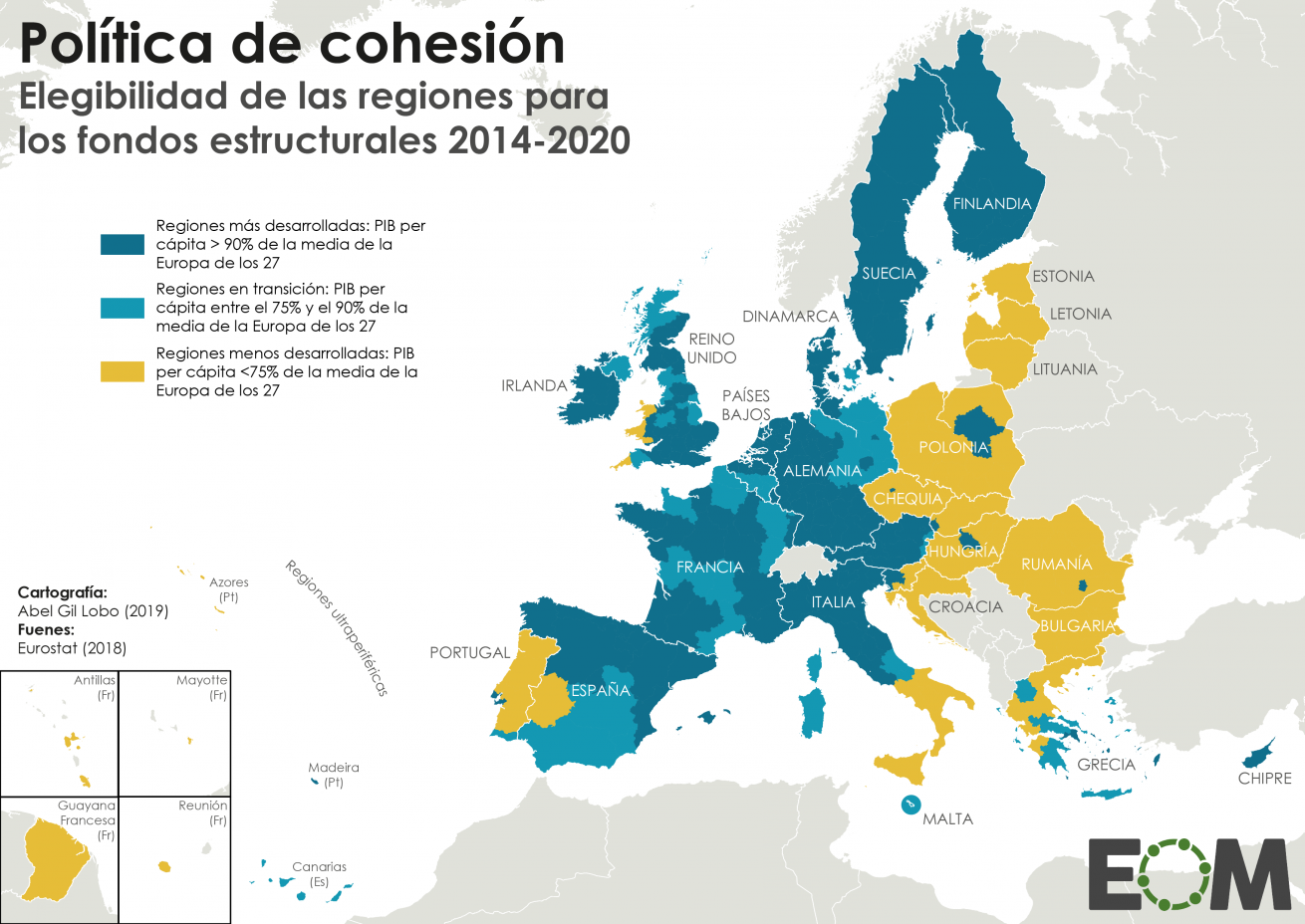 sociales y lengua La política regional de la UE