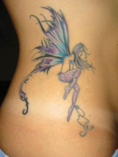 Beautiful Sidebody Fairy Angel Tattoo design