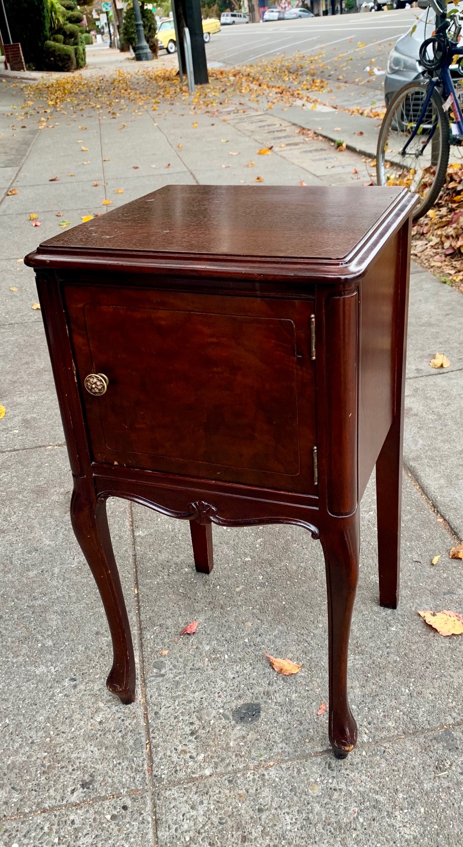 UHURU FURNITURE & COLLECTIBLES SOLD 102344 Vintage Phone Stand With 14” x 15” x 27