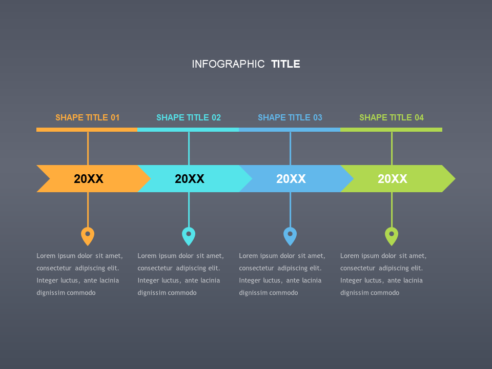 Timeline Arrow Process PowerPoint Templates - PowerPoint Free