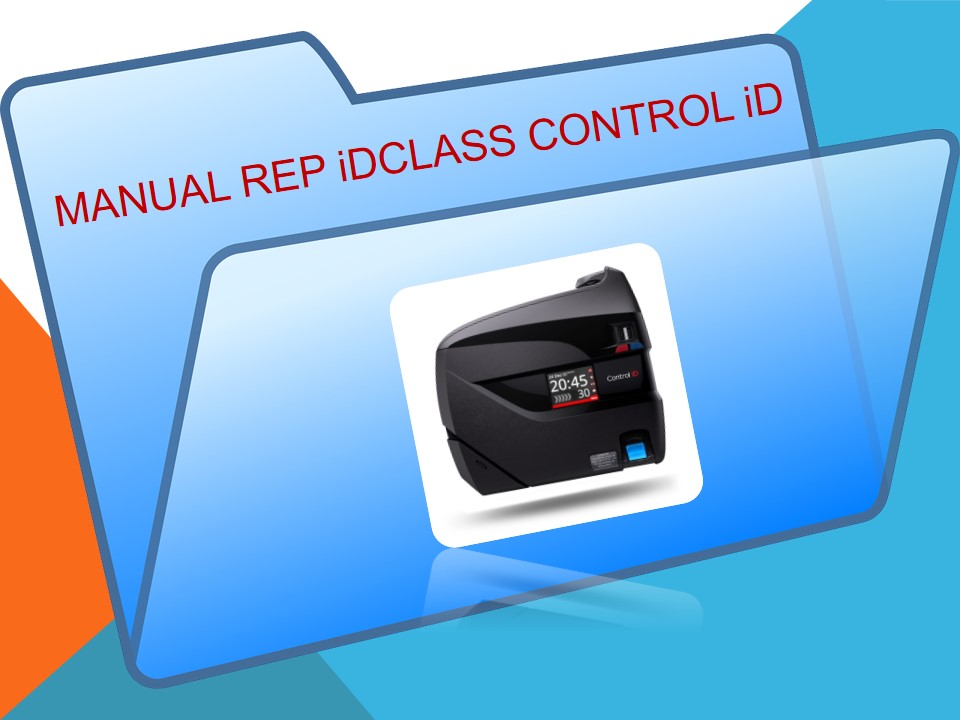 Manual Relógio REP iDClass Control iD