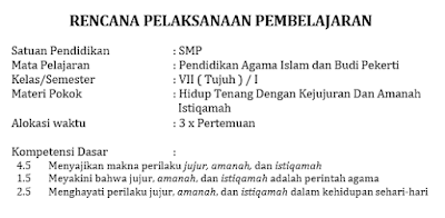 Materi pai smp kelas 7 semester 1 kurikulum 2013