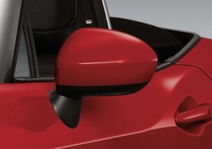 Fiat Spider Mirror Cover - Red