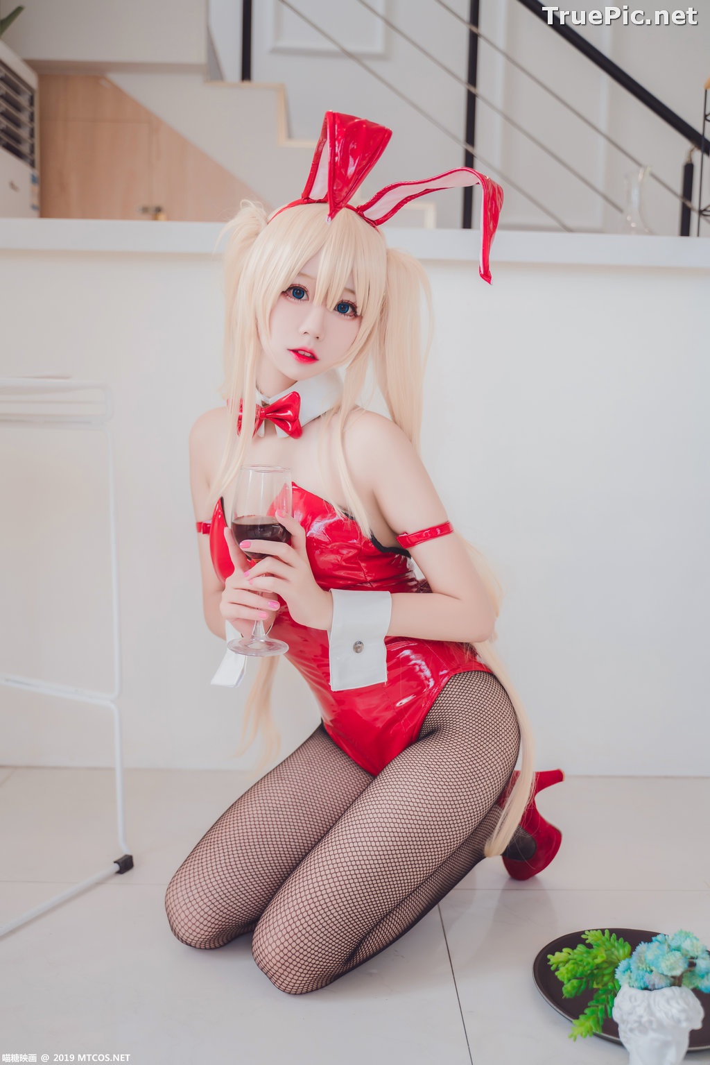 Image [MTCos] 喵糖映画 Vol.021 – Chinese Cute Model – Red Bunny Girl Cosplay - TruePic.net - Picture-40
