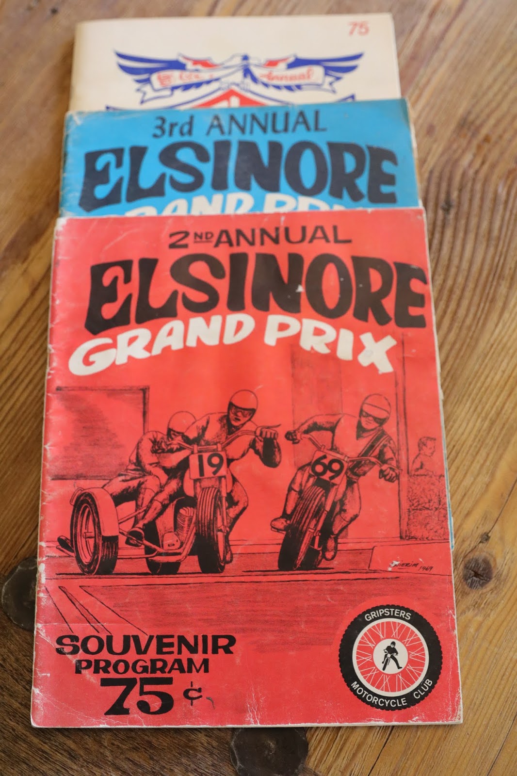 OldMotoDude Elsinore Grand Prix Programs from the 2nd, 3rd, and 5th
