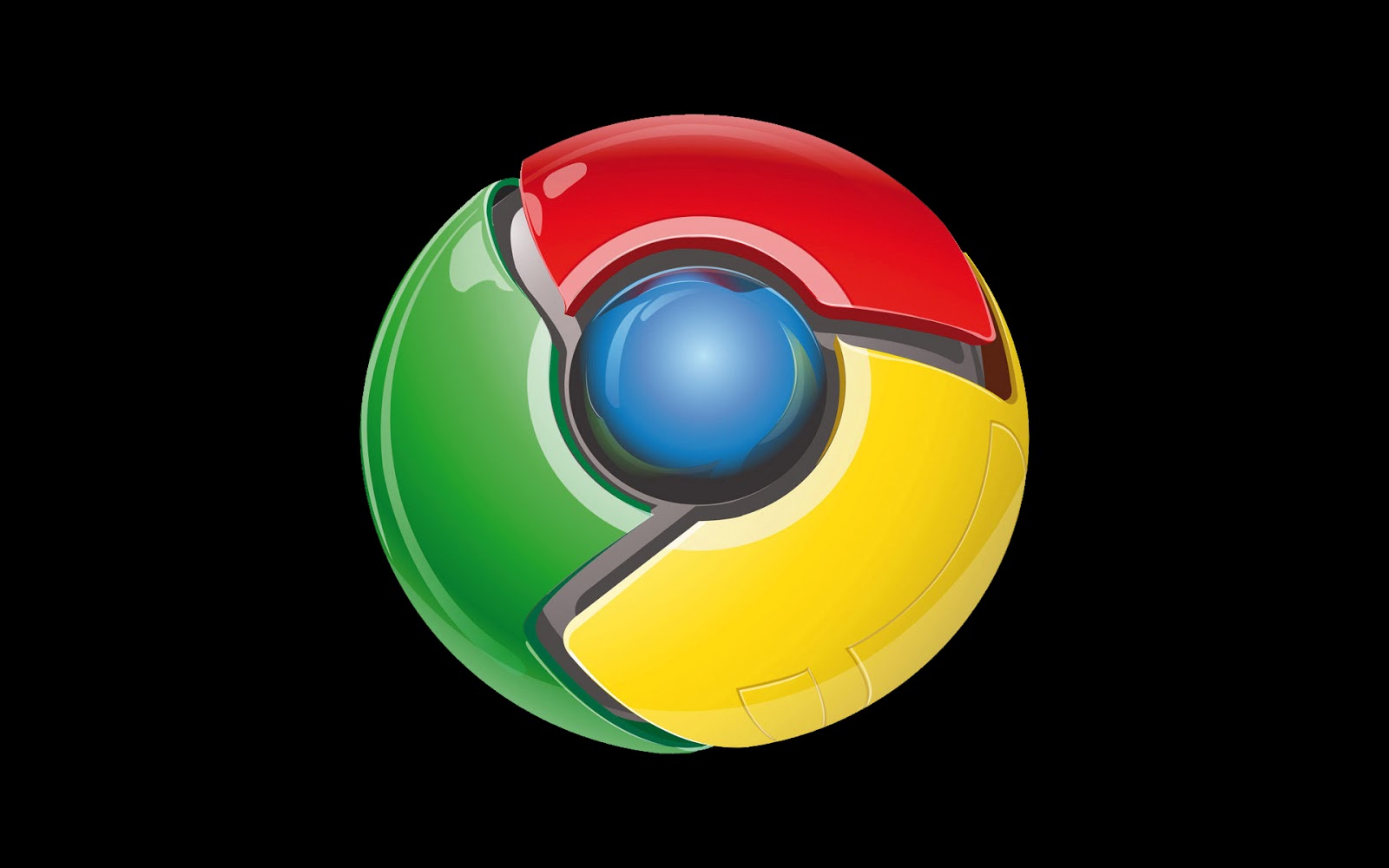 Google Chrome Logo Collection: Google Chrome Black Color Logo Collection