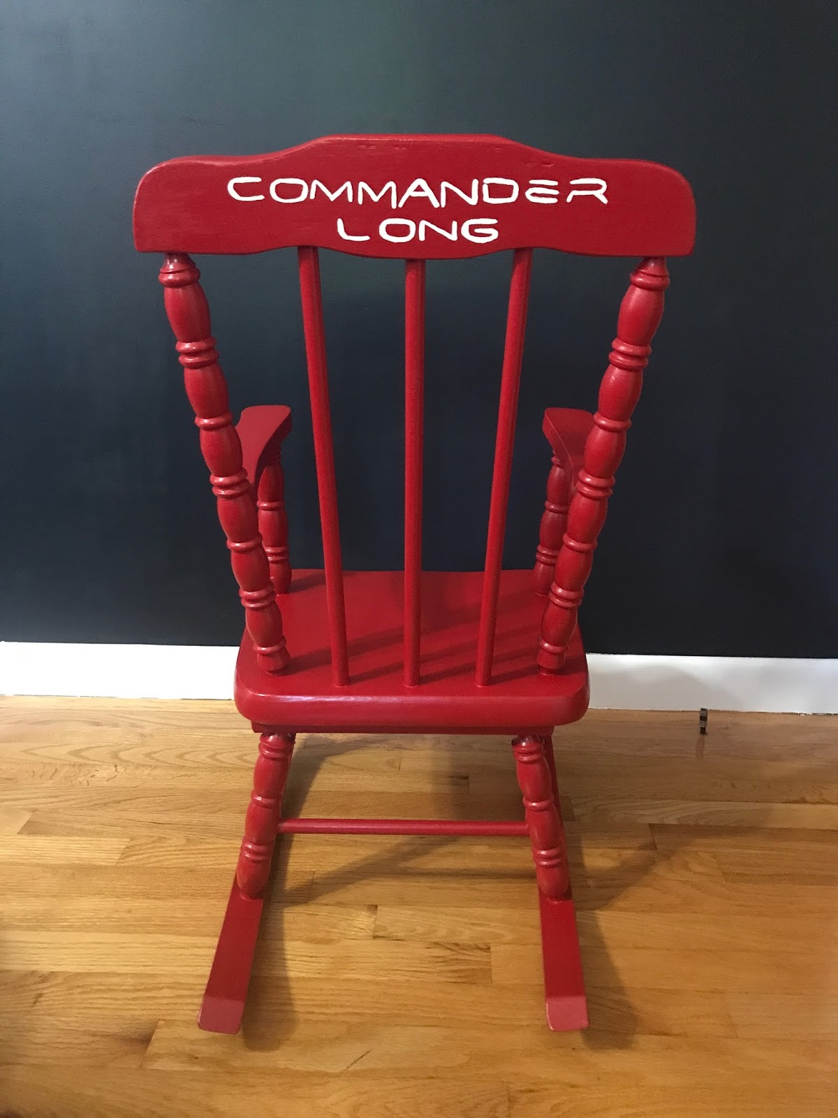 Drew Danielle Design: Red Rocking Chair