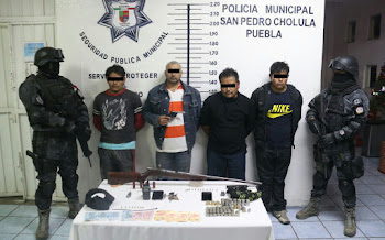 Detiene policía de San Pedro Cholula a presuntos ladrones de vehículo