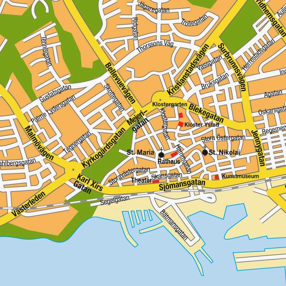 Karta över Ystad | Karta