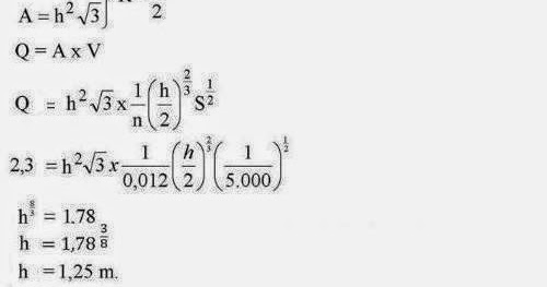 Contoh Soal Saluran Trapesium