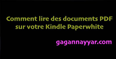 Comment lire des documents PDF sur votre Kindle Paperwhite Comment lire des documents PDF sur votre Kindle Paperwhite