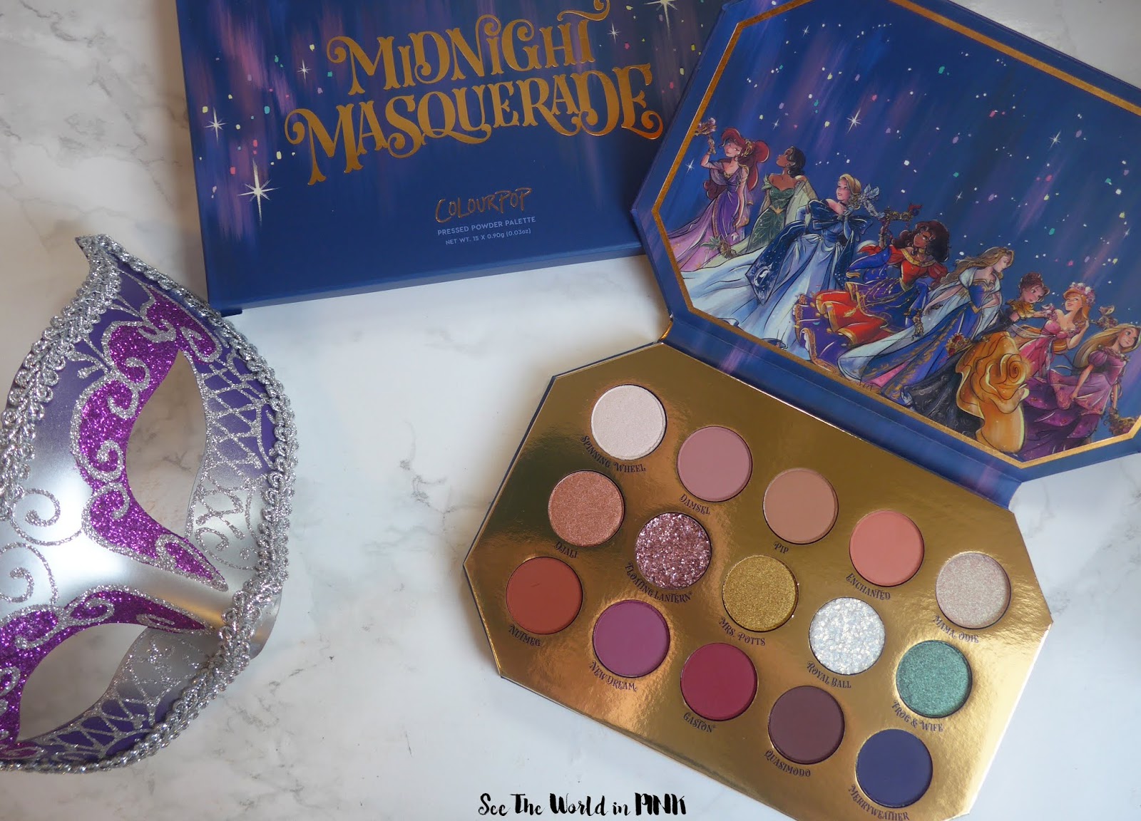 Colourpop Disney Designer Midnight Masquerade Collection