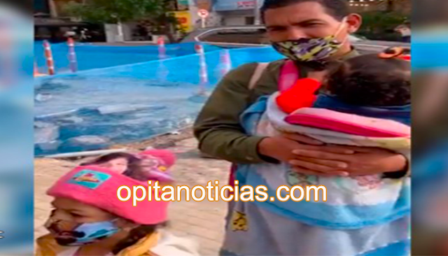  Discriminan a padre y sus dos niñas venezolanas: les impidieron pasar por calle del norte de Bogotá