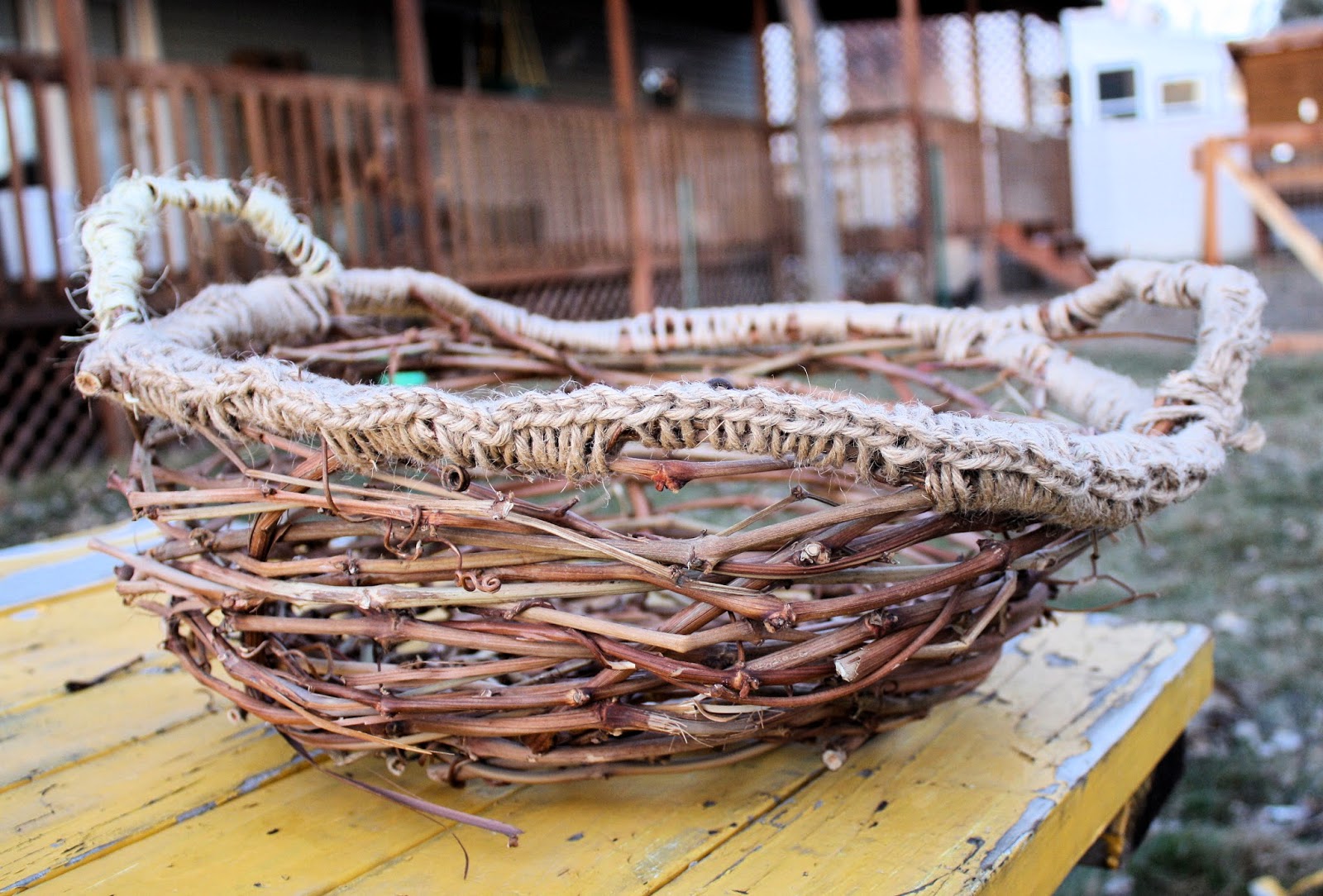 Running With Scissors Grapevine Basket