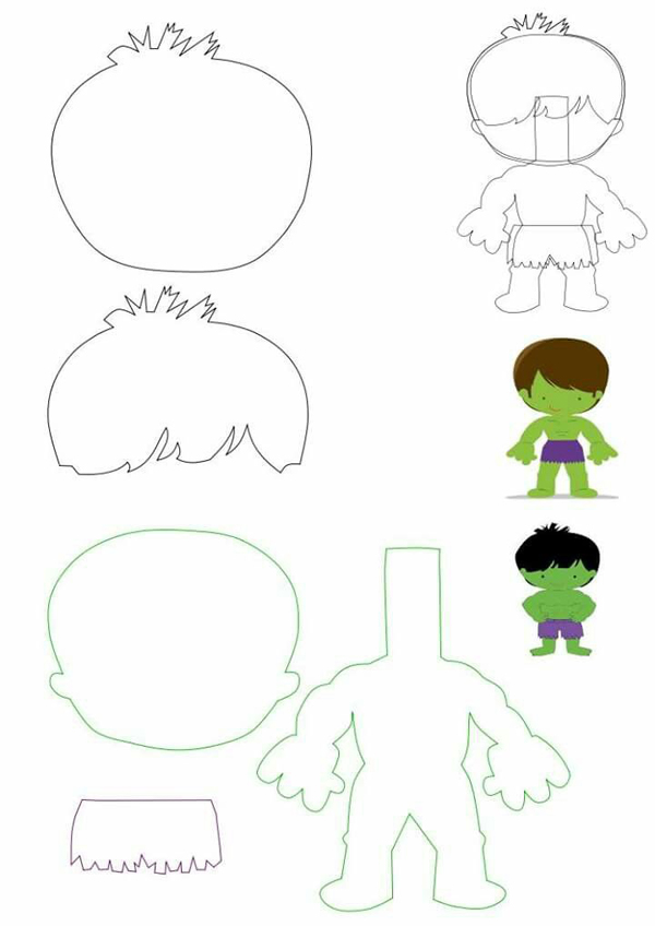 Hulk Baby Free Printable Templates. - Oh My Fiesta! for Geeks