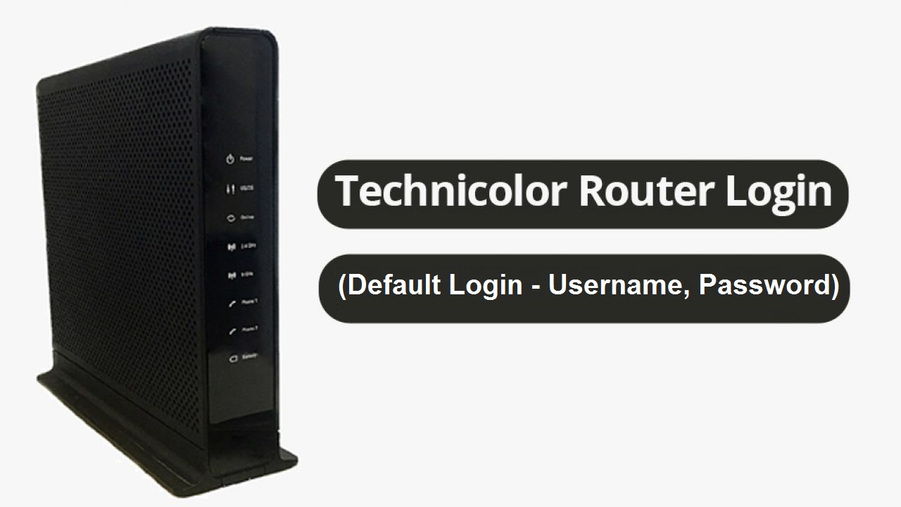moordenaar winnaar bezorgdheid Technicolor Router Login Tc7200.d1 (Default Login - Username, Password) -  192.168.1.1 Router Login