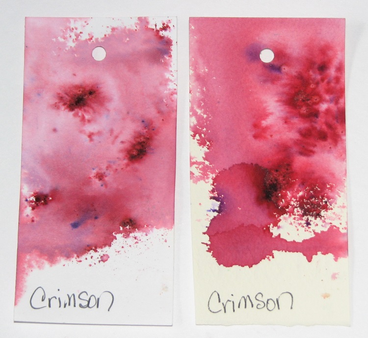 Ink Stains: Brusho Colour Crystal Color Tags