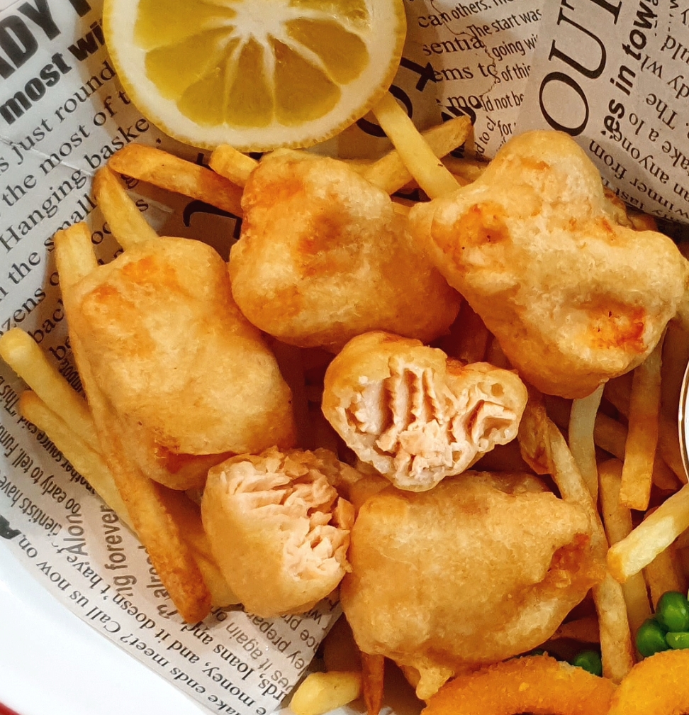 Beer Battered Salmon Nuggets