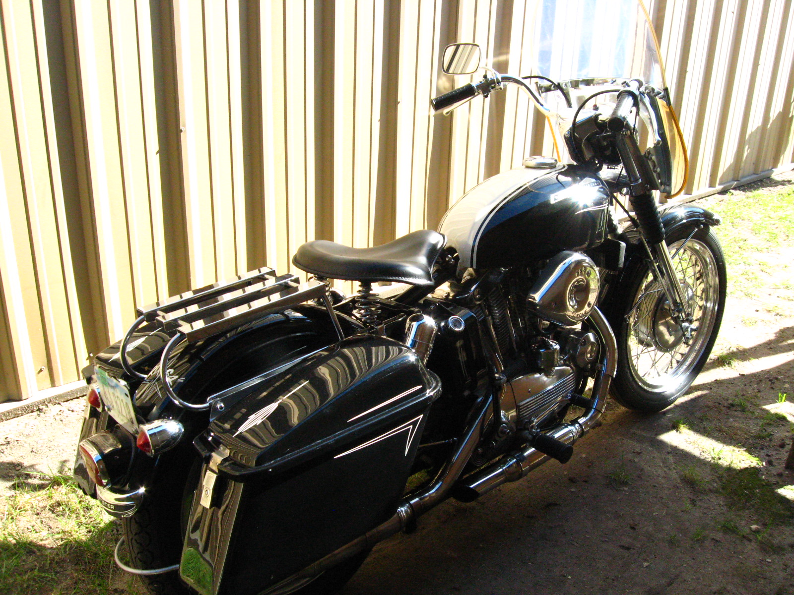 sportster luggage rack for solo seat