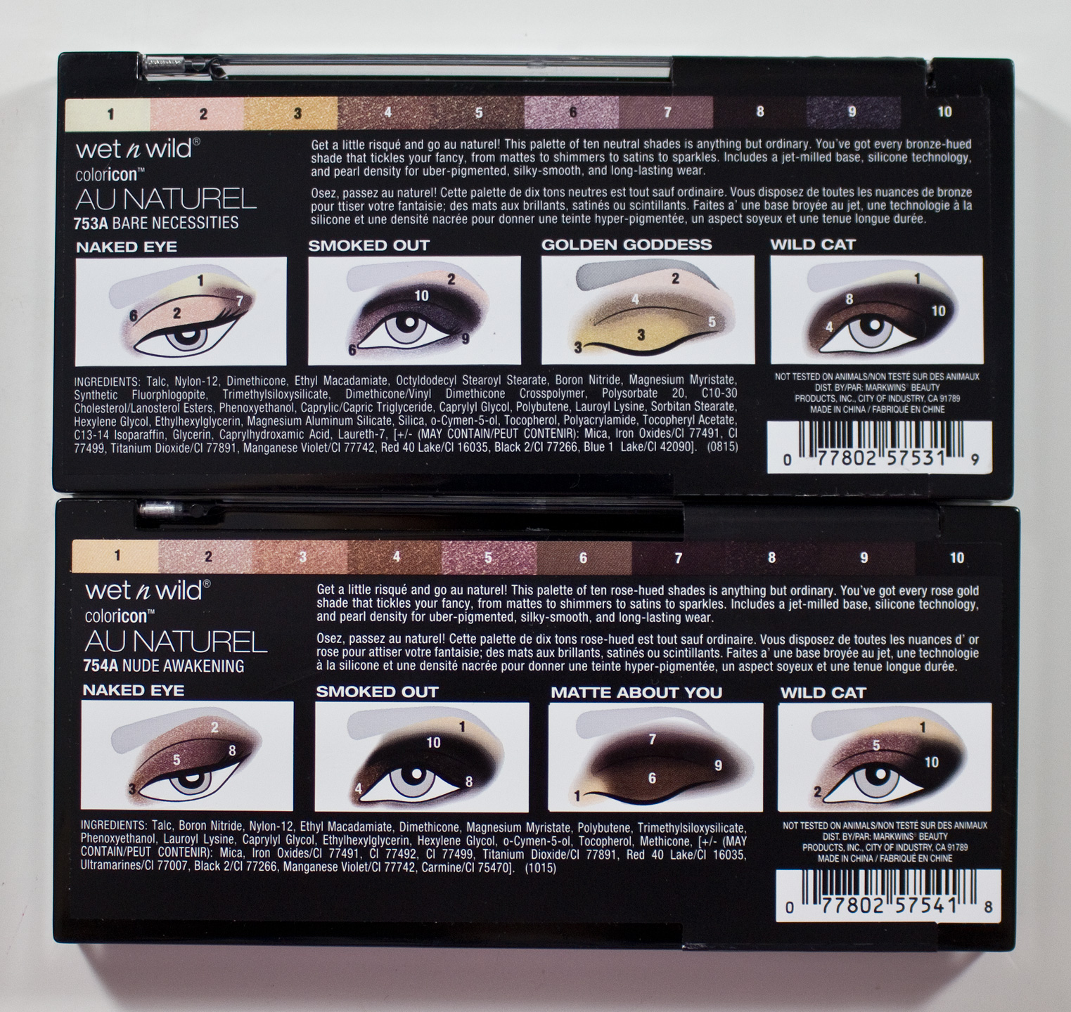 WARPAINT and Unicorns Wet n Wild Au Natural Palettes in Bare