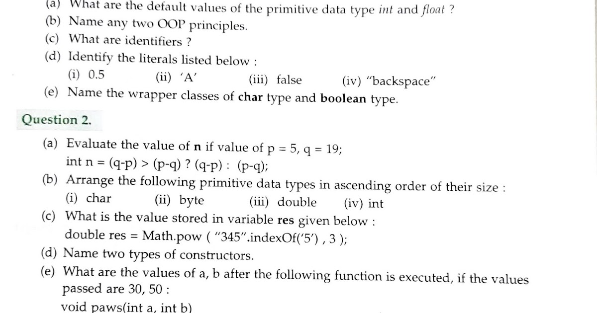 SanjeevSirHFS (Helping Free to Student) Class X Question Set1 [Model